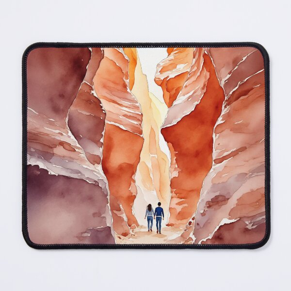Item preview, Antelope Canyon Utah Watercolor designed and sold by Magnolia Valley Art.