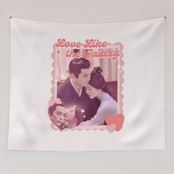 Item preview, Love Like the Galaxy (2022)Chinese Drama Actor Pink Collage Scrapbook Collage Cozy Y2K designed and sold by HELL0WBELLO.