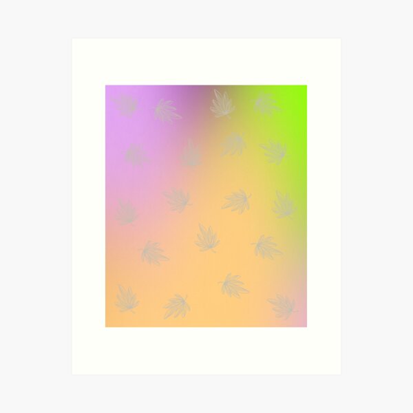 Item preview, Colourful design with leaves designed and sold by Jk-812.