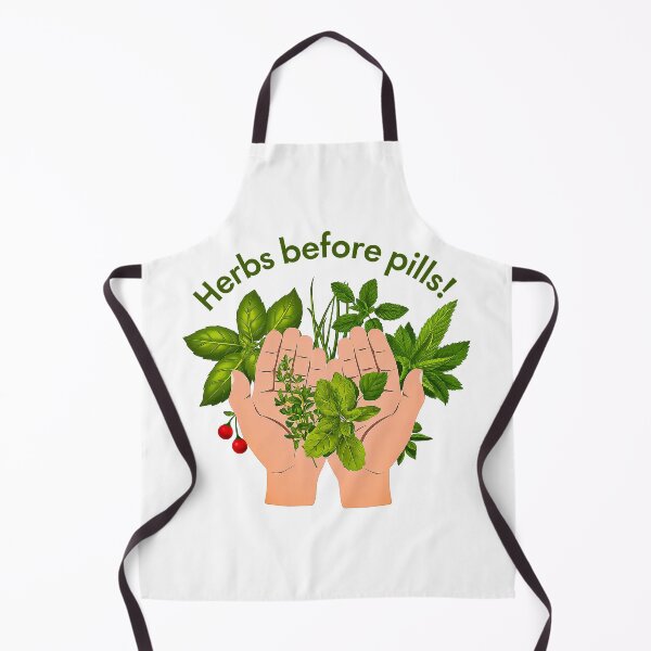Item preview, Food Not Pharma Herbs Before Pills designed and sold by Amanda's Factory.