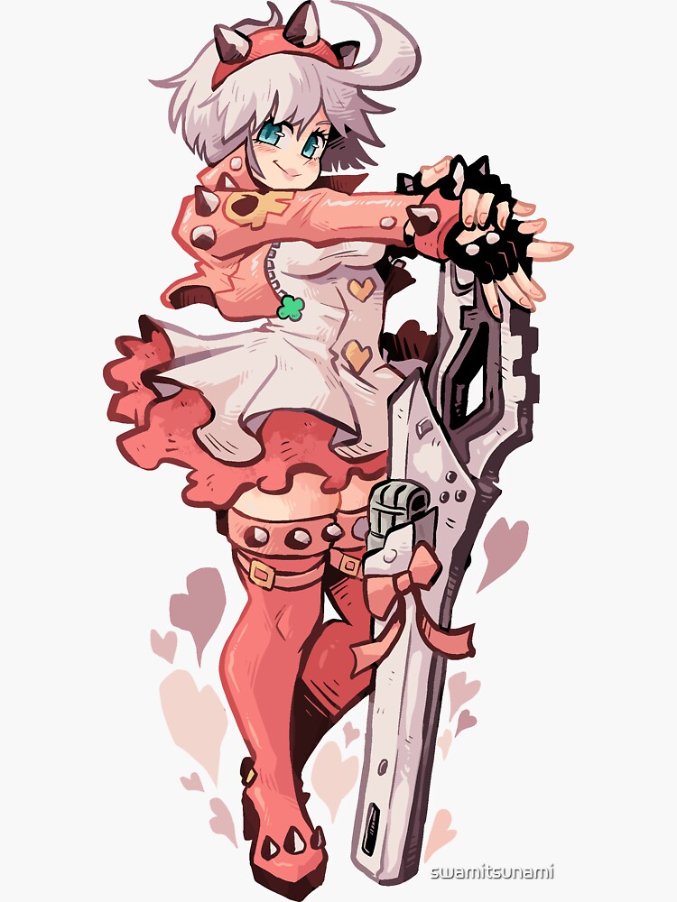Thumbnail 3 von 3, Sticker, Elphelt Valentine GGST designt und verkauft von swamitsunami.