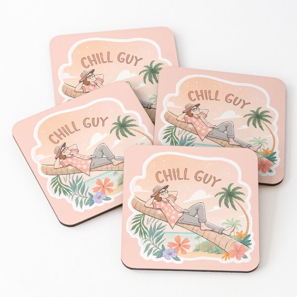 Item preview, Chill guy in tropics designed and sold by AhArtMe.