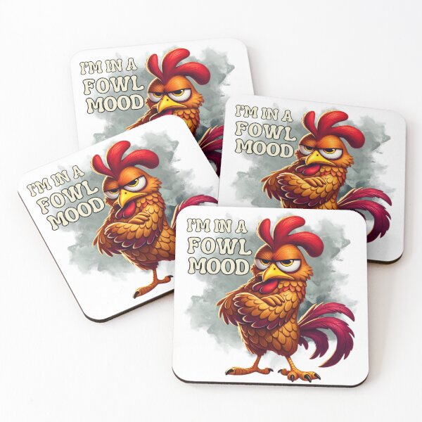 Item preview, I’m in a Fowl Mood – Grumpy Chicken designed and sold by CountryGirlStrong.