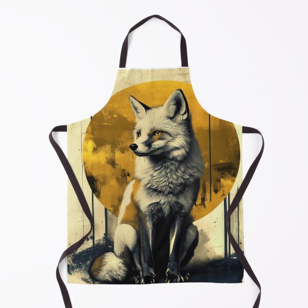 Item preview, Elegant Abstract Golden Fox 2 designed and sold by Earth Celebration Designs.