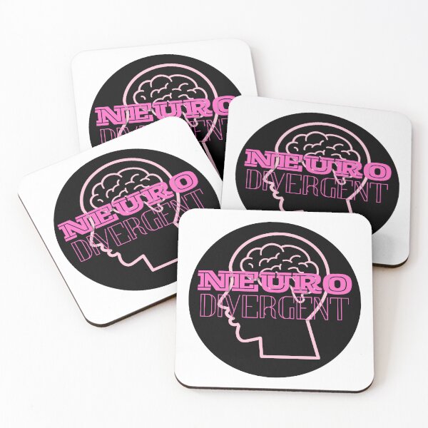 Item preview, Neurodivergent Brain in a Pink Head designed and sold by Mothe3rd.