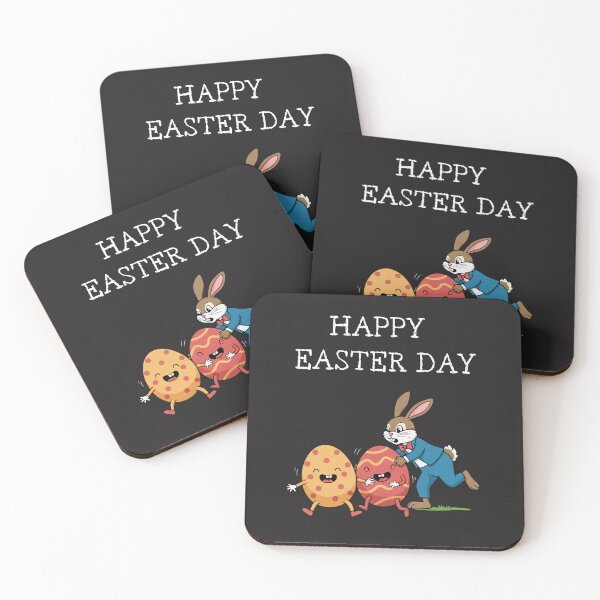 Item preview, Easter holidays-Three cute hares-HAPPY EASTER DAY designed and sold by Gadget80.