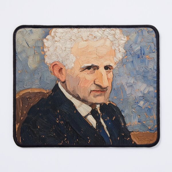 Item preview, David Ben-Gurion | Post-impressionist painting style designed and sold by ComicsFactory.
