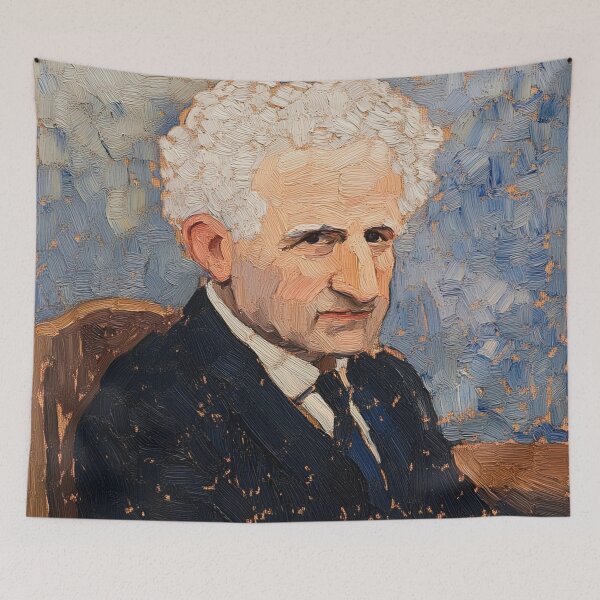 Item preview, David Ben-Gurion | Post-impressionist painting style designed and sold by ComicsFactory.