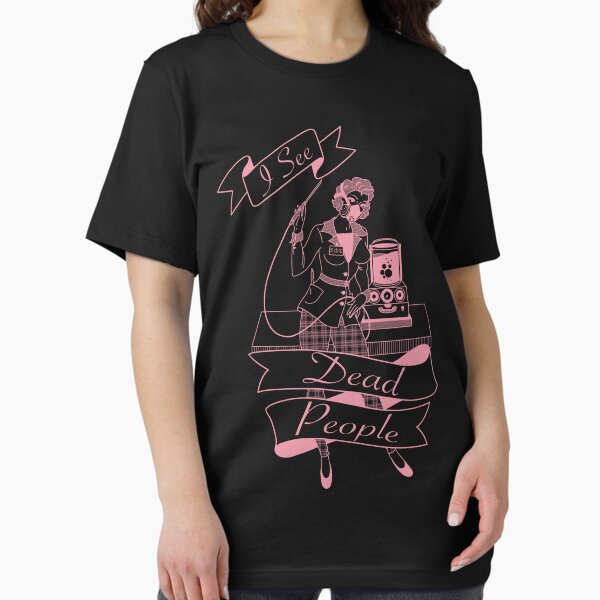 Vista previa del artículo con la obra «Veo gente muerta», diseñado y vendido por Sigma-Phi-Sigma.