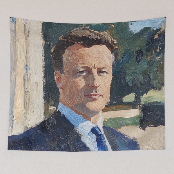 Item preview, David Cameron | Post-impressionist painting style designed and sold by ComicsFactory.