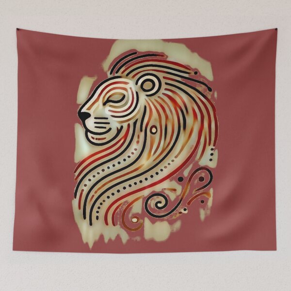 Item preview, Head of lion designed and sold by painterfrank.