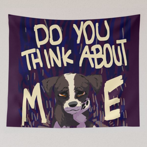 Item preview, Do You Think About Me? Puppy Dog designed and sold by pinkpawsdraws.