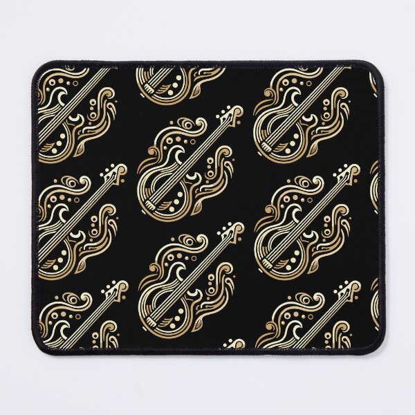 Item preview, Golden Art Deco Bass Guitar designed and sold by BRU Design.