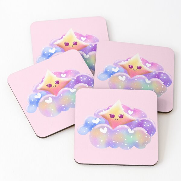 Item preview, Kawaii star and clouds  designed and sold by altairaleon.