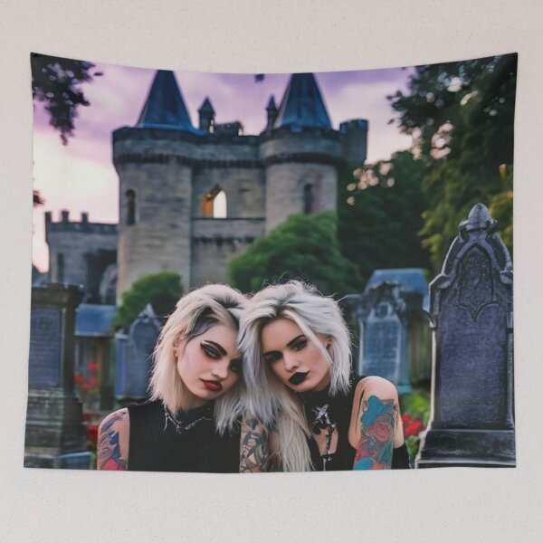 Item preview, Dark Goth Girls designed and sold by TheDarkWardrobe.