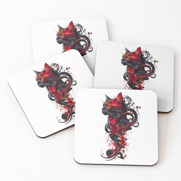 Item preview, Cat Art Red designed and sold by StefAnimal.
