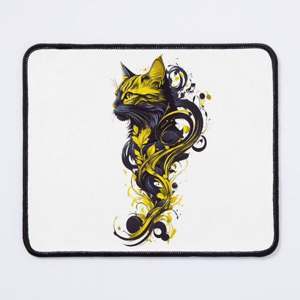 Item preview, Cat Art Yellow designed and sold by StefAnimal.