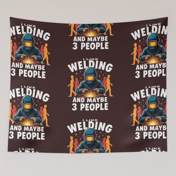 Item preview, I Like Welding And Maybe 3 People designed and sold by IronInkClothing.