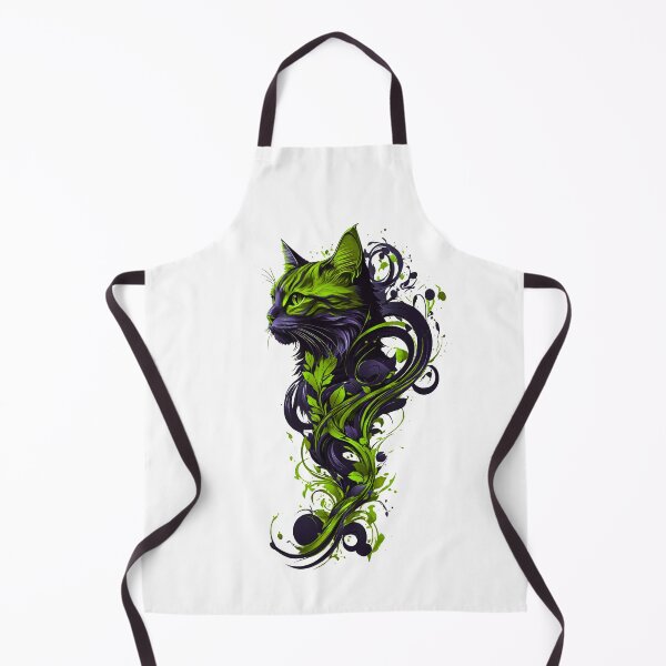 Item preview, Cat Art Green designed and sold by StefAnimal.