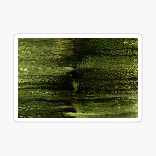 Item preview, Olive Army Green Abstract Painting designed and sold by AlyssaAlley.