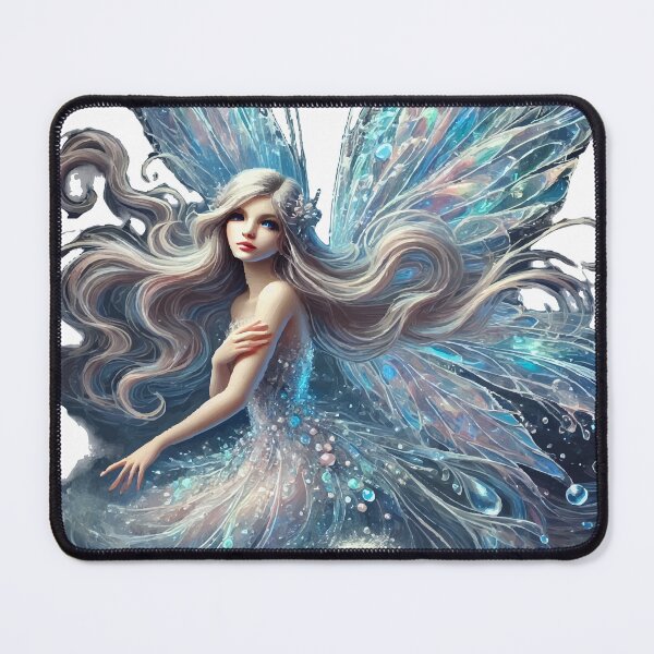 Item preview, El abrazo del océano – Hada del agua etérea designed and sold by AbstractAnom.