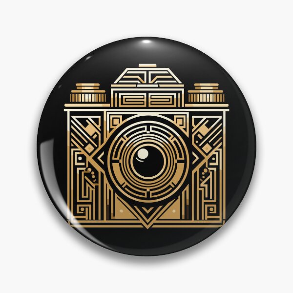 Item preview, Golden Art Deco Camera designed and sold by BRU Design.