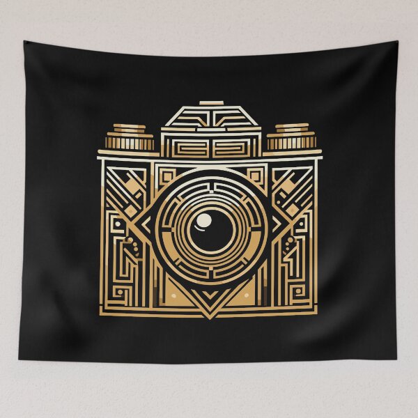 Item preview, Golden Art Deco Camera designed and sold by BRU Design.