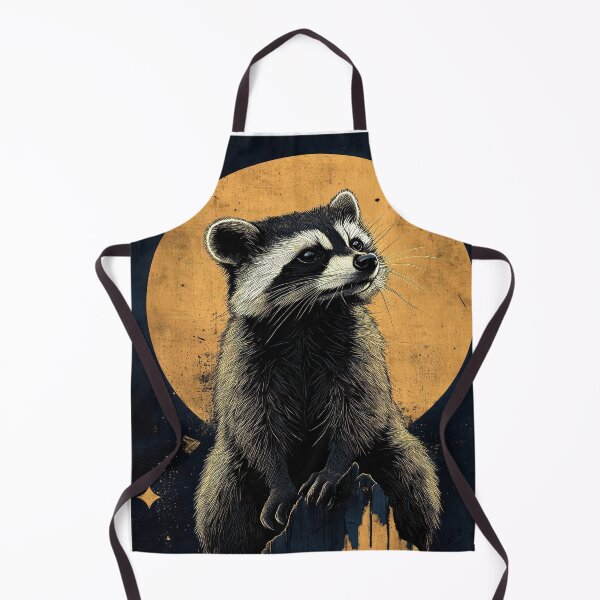 Item preview, Elegant Abstract Golden Racoon designed and sold by Earth Celebration Designs.