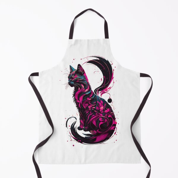 Item preview, Cat With Flowers Pink designed and sold by StefAnimal.