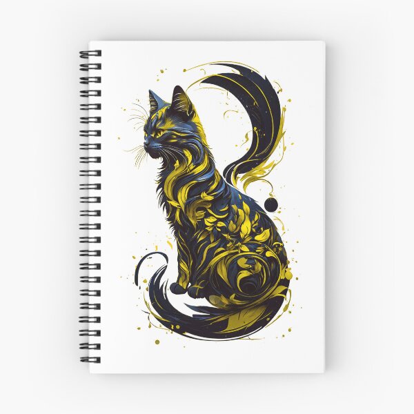 Item preview, Cat With Flowers Yellow designed and sold by StefAnimal.