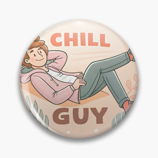 Item preview, Chill guy wearing hudi designed and sold by AhArtMe.