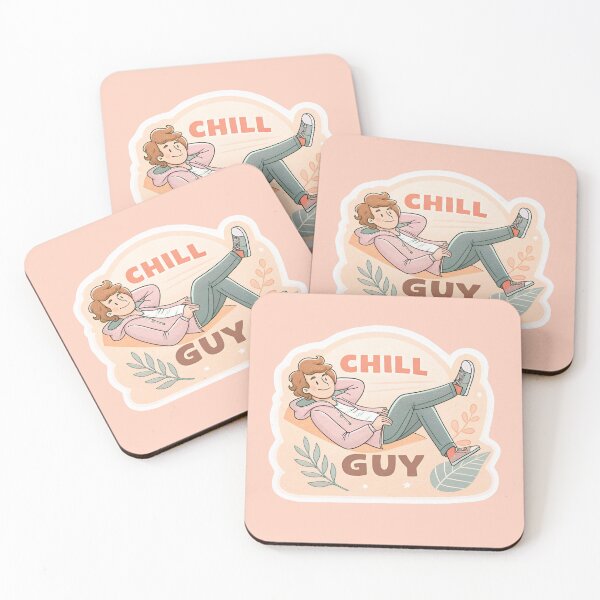 Item preview, Chill guy wearing hudi designed and sold by AhArtMe.