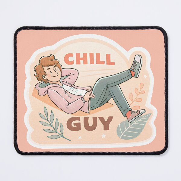 Item preview, Chill guy wearing hudi designed and sold by AhArtMe.