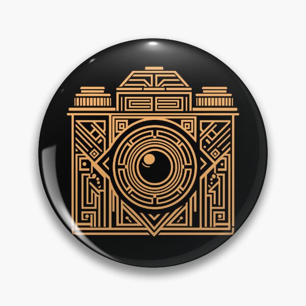Item preview, Light Solid Gold Art Deco Camera designed and sold by BRU Design.