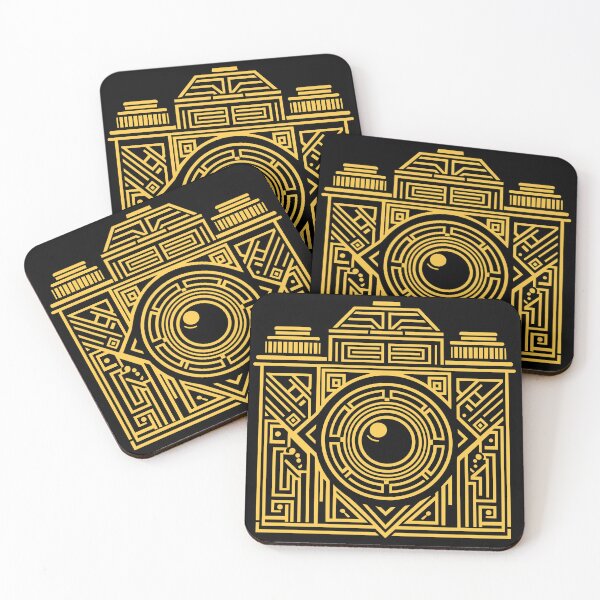 Item preview, Light Solid Gold Art Deco Camera designed and sold by BRU Design.