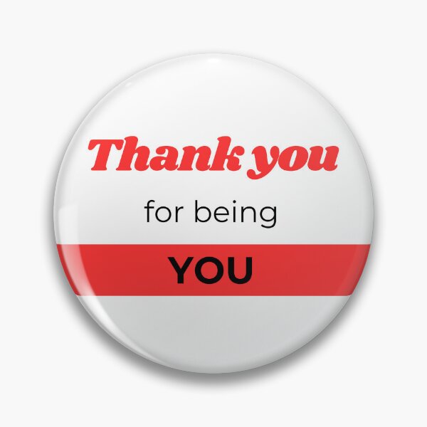 Item preview, Red Thank you for being you designed and sold by gemna117.