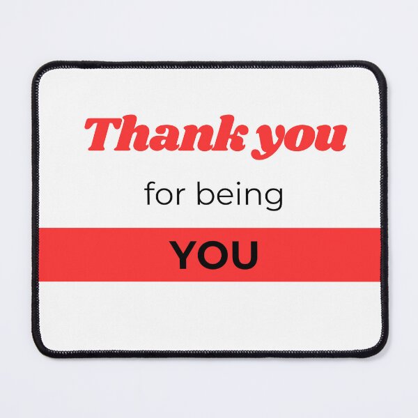 Item preview, Red Thank you for being you designed and sold by gemna117.