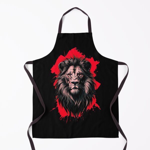 Item preview, Lion Abstract Red designed and sold by StefAnimal.
