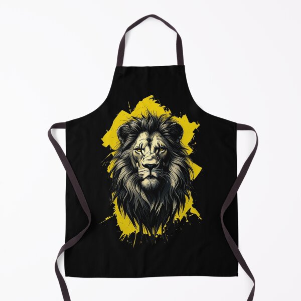 Item preview, Lion Abstract Yellow designed and sold by StefAnimal.