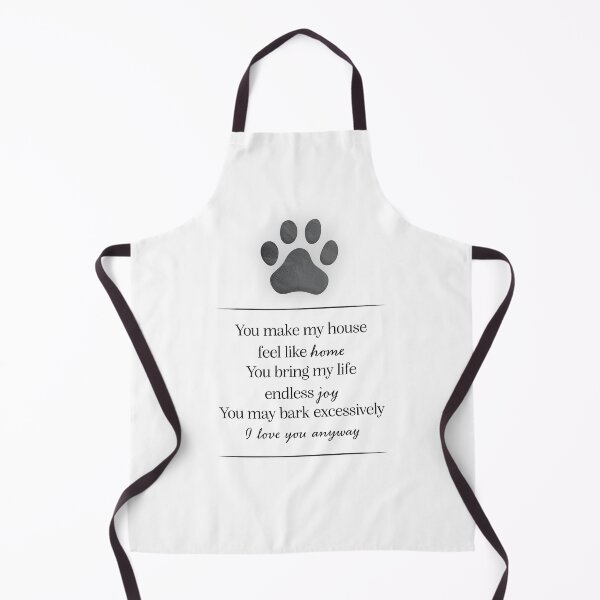 Item preview, dog print and text designed and sold by Ben-Schaal.