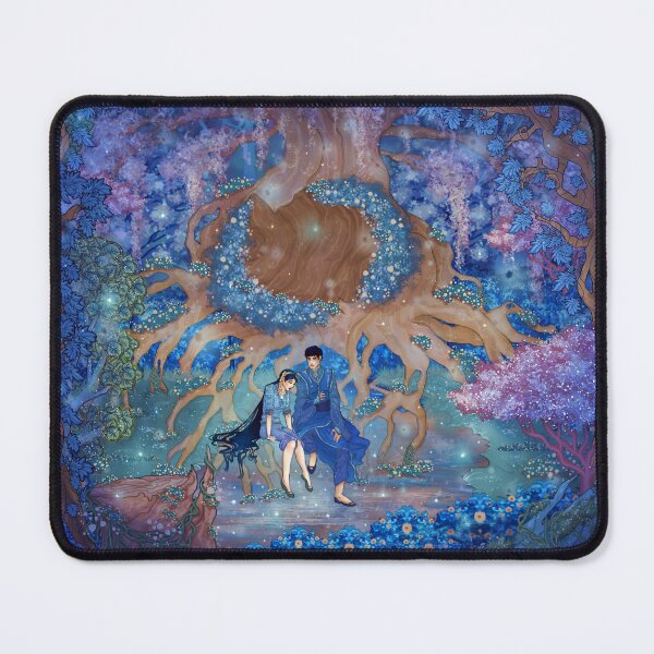 Item preview, Nimue and Vahril Illustration from my novel, 'Nimue: Game and Shadow' designed and sold by ABHolliART.
