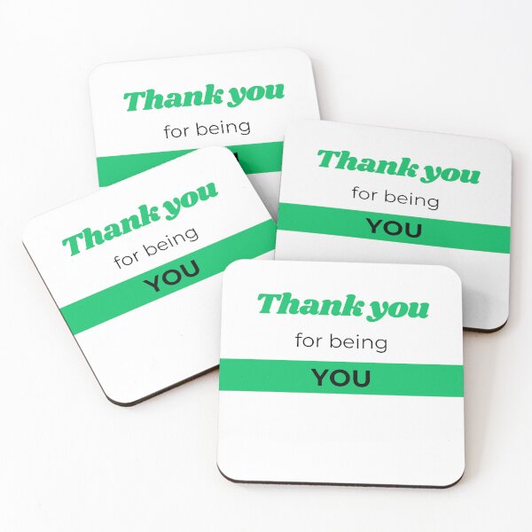 Item preview, Green Thank you for being you designed and sold by gemna117.