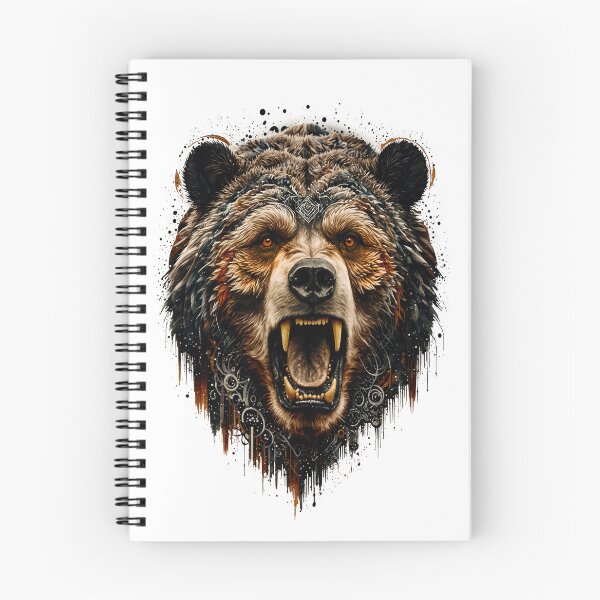 Item preview, Bear Abstract Art - ORANGE designed and sold by StefAnimal.