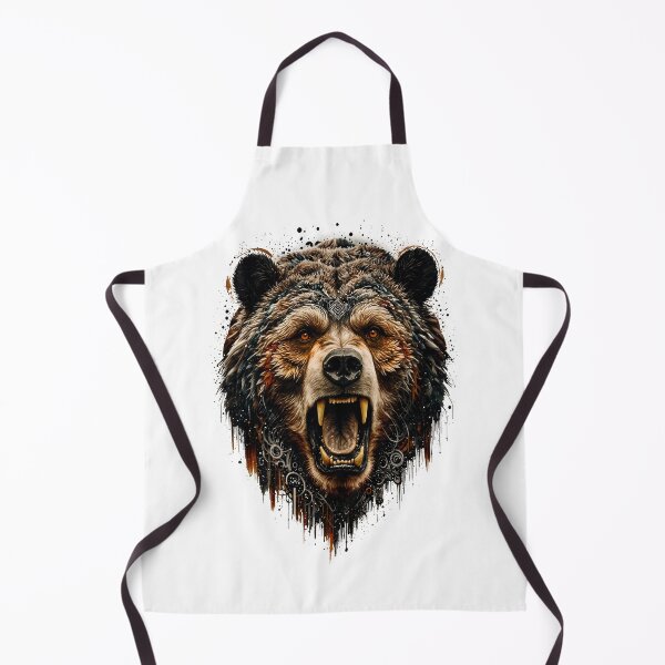 Item preview, Bear Abstract Art - ORANGE designed and sold by StefAnimal.