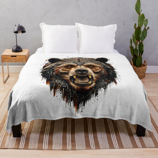 Item preview, Bear Abstract Art - ORANGE designed and sold by StefAnimal.