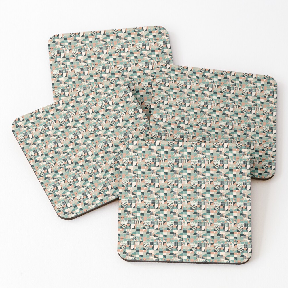 Item preview, Coasters (Set of 4) designed and sold by PixelPatchwork.