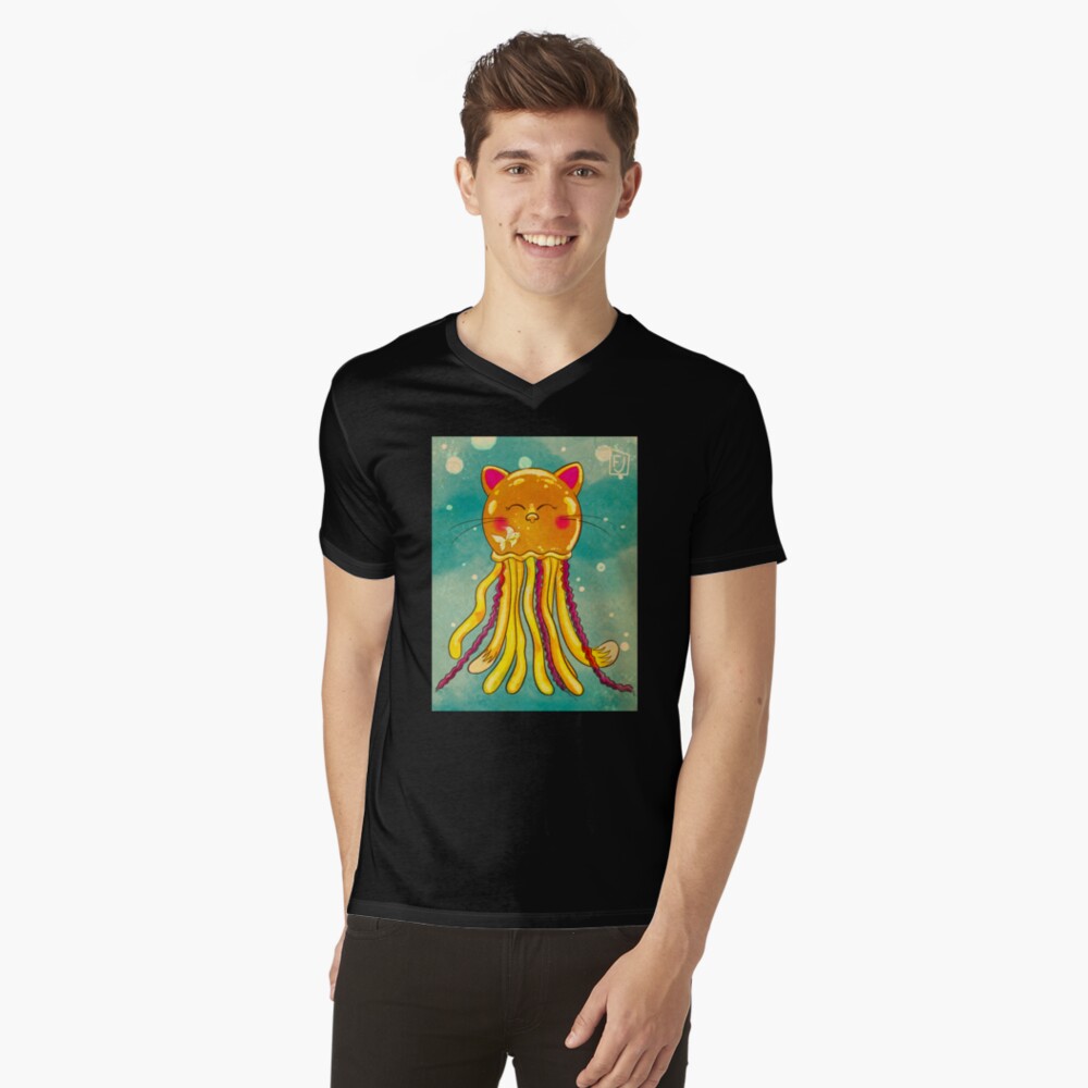 Item preview, V-Neck T-Shirt designed and sold by Flickingjane.