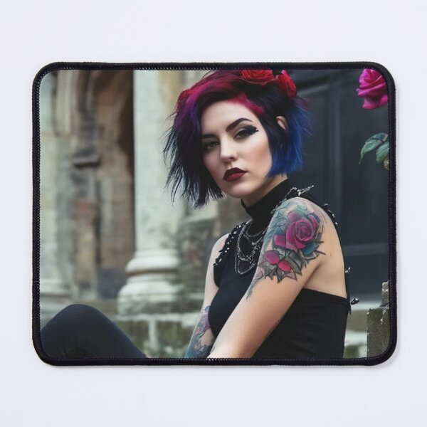 Item preview, Dark Goth Rock Girl designed and sold by TheDarkWardrobe.
