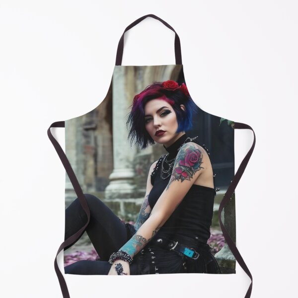 Item preview, Dark Goth Rock Girl designed and sold by TheDarkWardrobe.