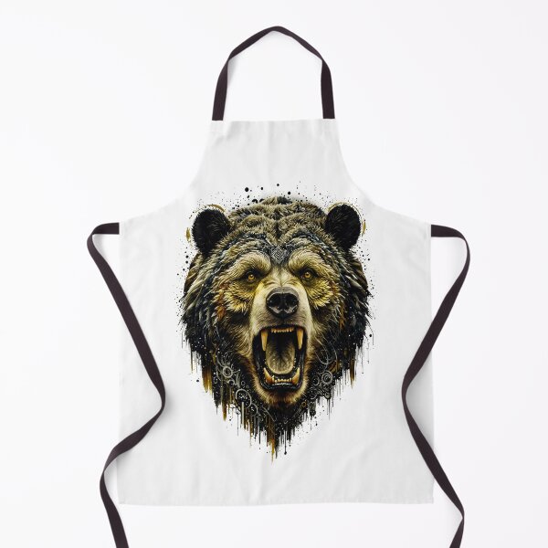 Item preview, Bear Abstract Art - YELLOW designed and sold by StefAnimal.